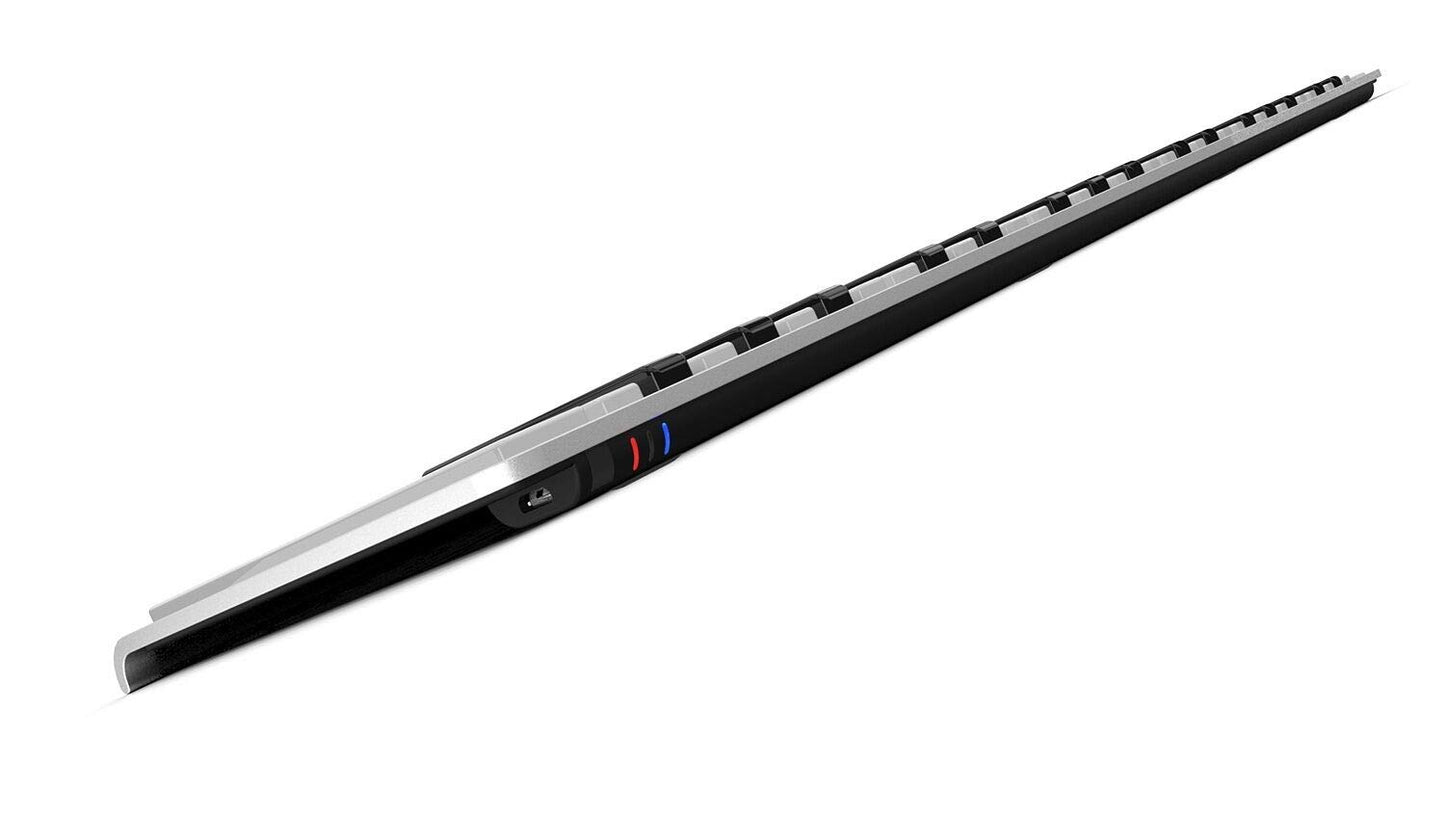 Controlador MIDI Bluetooth Xkey AIR Plateado de 37 Teclas