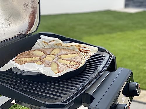 Plancha de Hierro Forjado Weber Porcelanizado 30.5 cm