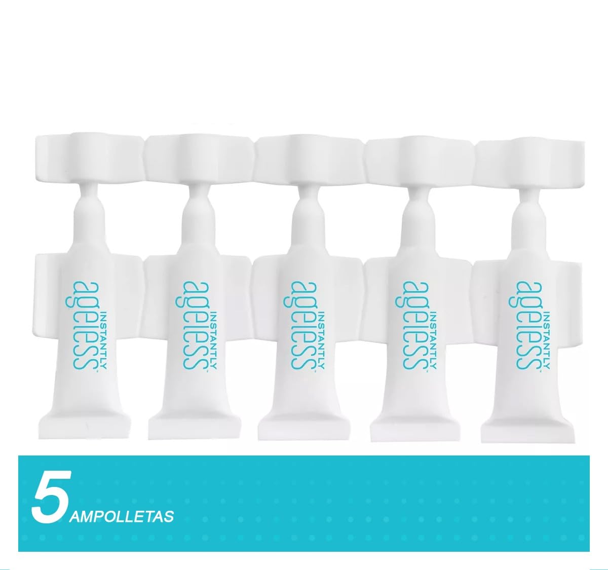 Instantly Ageless 5 Ampolletas. Antiarrugas Instantaneo y Antiojeras
