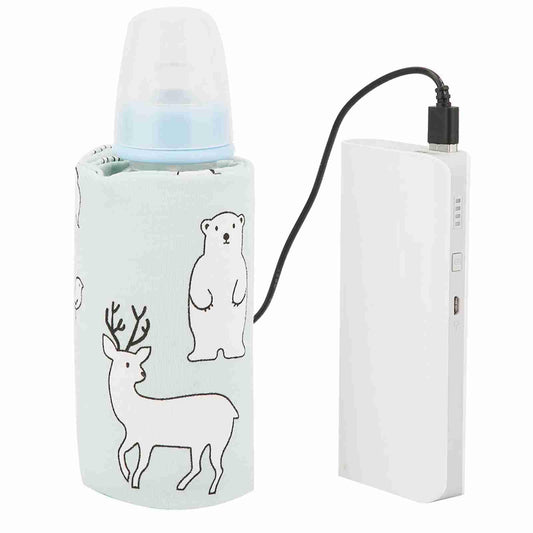 Funda para Biberón que Mantiene el Calor, Bolsas para Biberones Portátiles, USB para Mantener el Calor de la Leche, Calentador Multifunción para Taza de café, té, Bebida, Bolsa de (Tipo 1)
