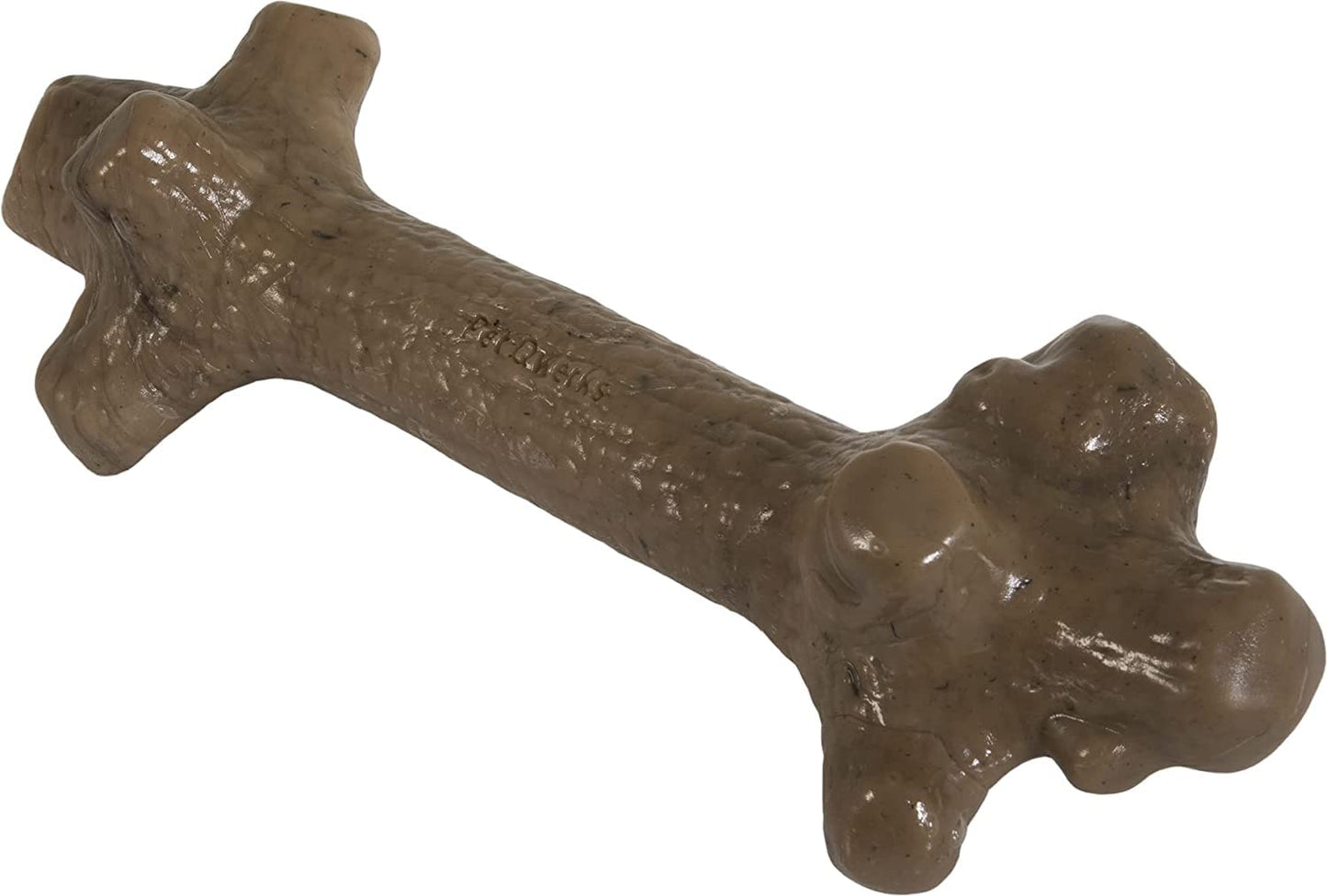 Juguete Mordedor para Perros Pet Qwerks BarkBone Sabor Cacahuate para Mordedores Agresivos, Grande