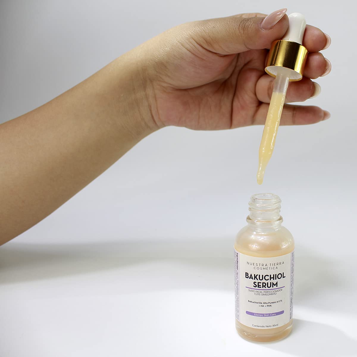 Bakuchiol Serum En Gel Fito-Retinol Elimina Manchas y Arrugas 35ml