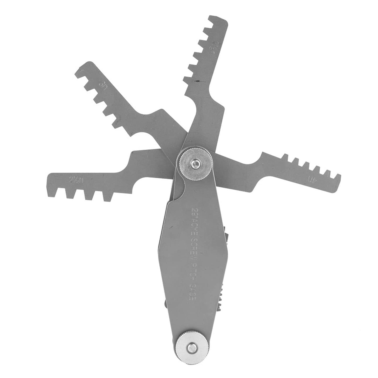 Calibrador de Rosca T Calibre de Paso de Rosca de Acero Inoxidable Herramienta de Medición de Paso de Tornillo Conjunto de Calibradores de Rosca Para Medir El Paso de Rosca de Rosca (Calibre de Rosca En T de 29 Grados)