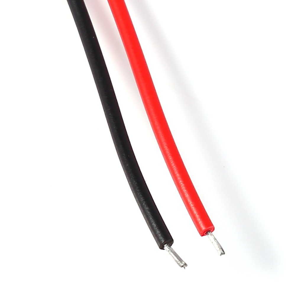 Hilitand Zumbador piezoeléctrico de la Alarma de 3-24V DC Tono electrónico del Reloj Alarma Continua Longitud de Cable de la Sirena 100m m