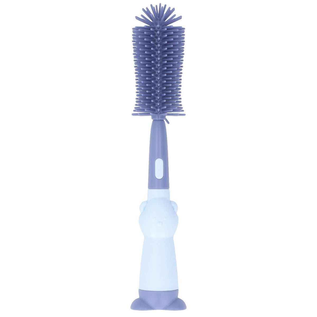 Limpiador de Escobillas para Biberones, Juego de Escobillas para Biberones para Niños Ampliamente Aplicable Limpiador de Pezones para Tetinas (Azul)