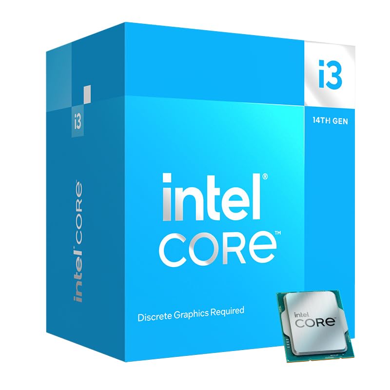Intel PROCESADOR Core i3 14100F, 12MB,4.7Ghz, 1700