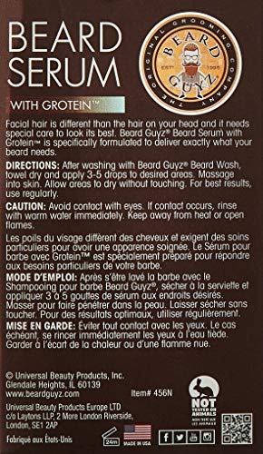 Beard Guyz Beard Serum with Grotein 20, 1 ounce
