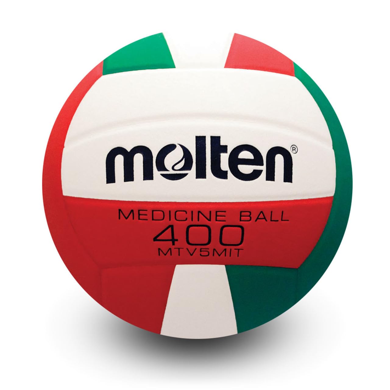 Balón de Voleibol Molten Rojo Verde Blanco Heavy Wgt 14.1 Ounce