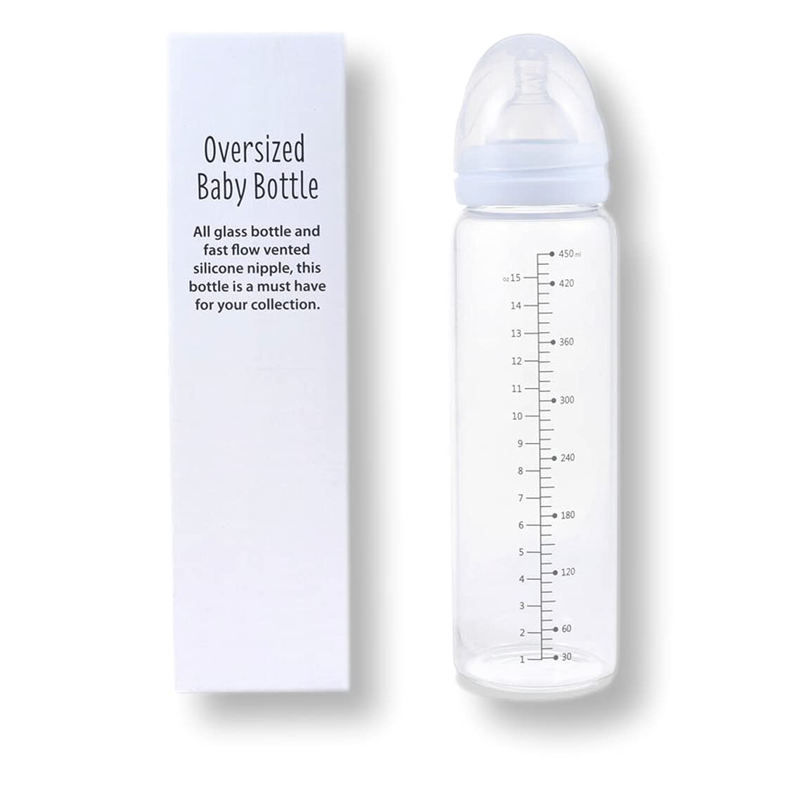 Biberón de Cristal para Adulto Rearz Vintage blanco Specialty