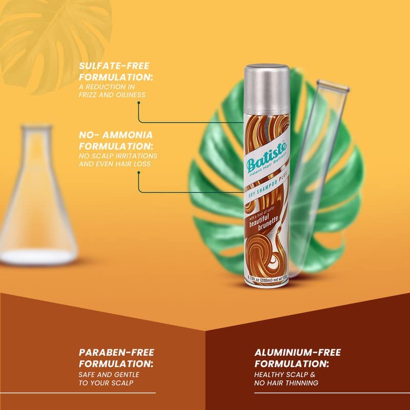 Batiste Dry Shampoo, Beautiful Brunette, 6.73 Ounce