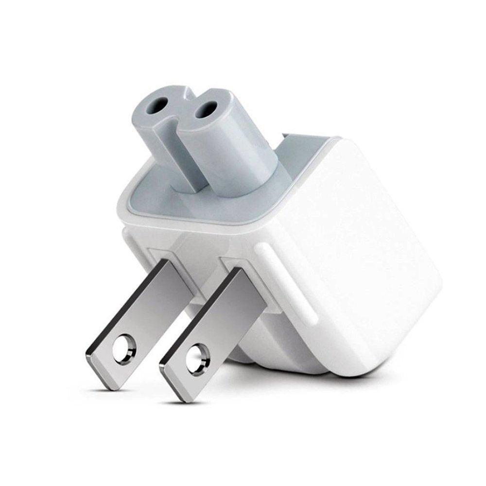 BEYEE Adaptador de corriente CA plegable de pared, cabeza de pato, enchufe estándar de EE. UU., compatible con MaBook Pro Air/Maci Book/teléfono/cápsula adaptador de corriente CA (paquete de 2)