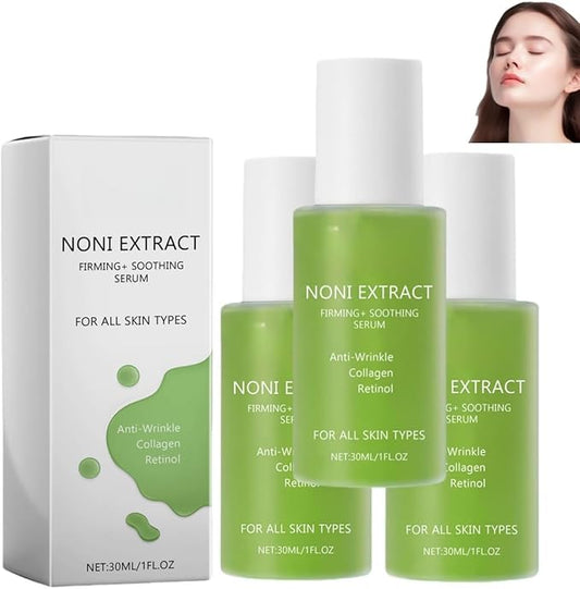 Serum de Fruta Noni 3 en 1: Ampolla Energizante, Tónico Equilibrante e Hidratante Facial. Para Todo Tipo de Piel. 30ml/1fl.oz. Beneficios Antioxidantes y Nutritivos.