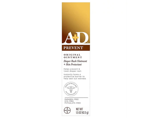 D&A A&D Diaper Rash Ointment & Skin Protectant, Original -1.5 Ounces - 2 Pack