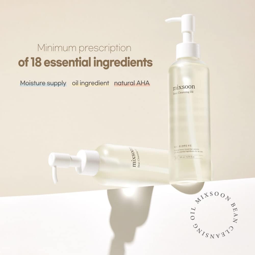 Mixsoon, Bean Cleansing Oil, Aceite limpiador, 195 ml.