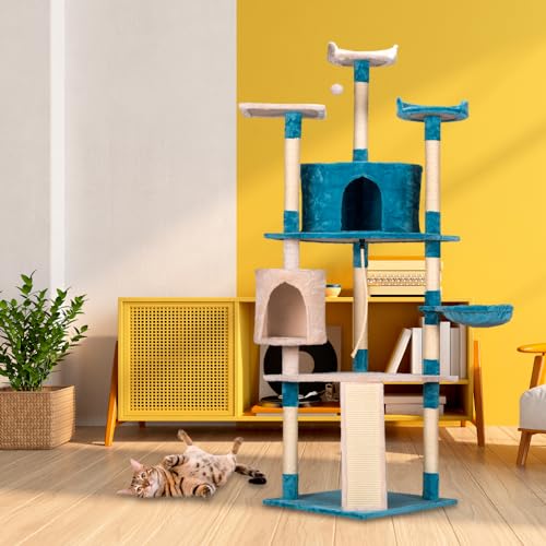 Fancy Pets Mueble/Rascador para Gato Pekín de 200 Centímetros de Altura