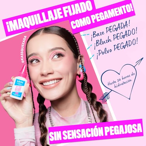 Prebase de Maquillaje hidratante Face Glue de Nyx Professional Makeup, Tono Transparente