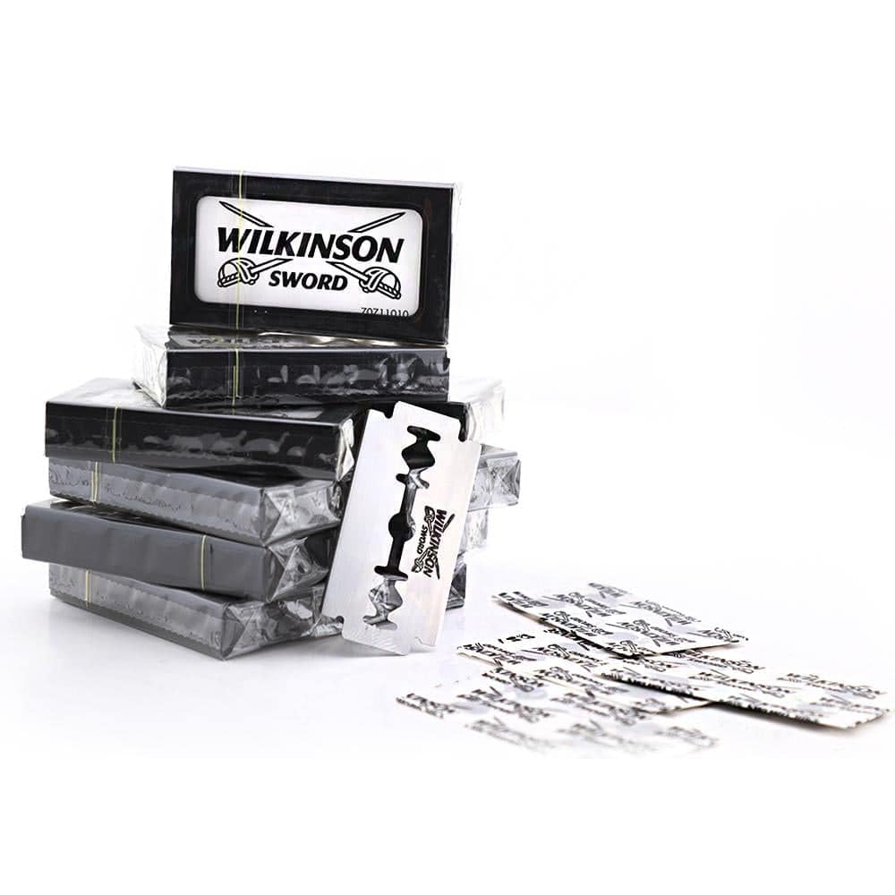 Wilkinson Sword Classic Double Edge (DE) Razorblades - 100 Blades