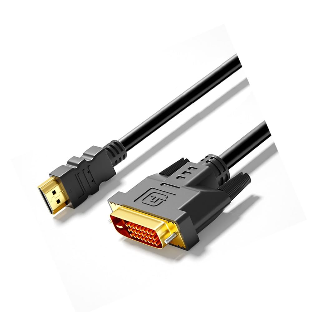 Cable HDMI a DVI Vivoch Negro Interconversión Bidireccional 4K 1.5M