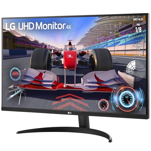 LG Monitor 32UR500 UHD (3840 x 2160) 32" Refresh Rate 60 Hz, Tiempo de Respuesta 4ms (GtG at Faster), Contrast Ratio de 3000:1, Compatible con AMD Freesync