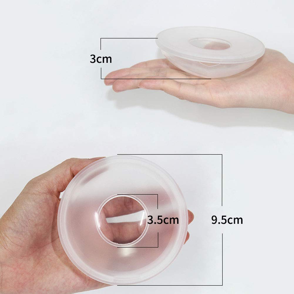 Concha Recolectorade Lactancia, Conchas para el Pecho Protector de Pezones para Reducir el Dolor, Conchas de Silicona sin BPA, Protector de Lactancia de Leche Materna, Almacenamiento de Leche Lectancia, Regalos para Mamá(2 piezas)