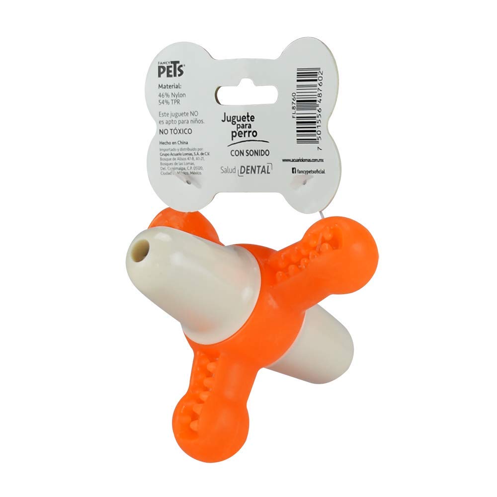 Juguete Dental Fancy Pets Matatena con Sonido para Perro