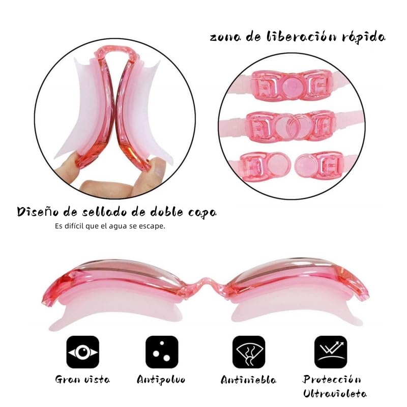 Kit de Natación Yarratech Negro Completo para Adultos y Niños