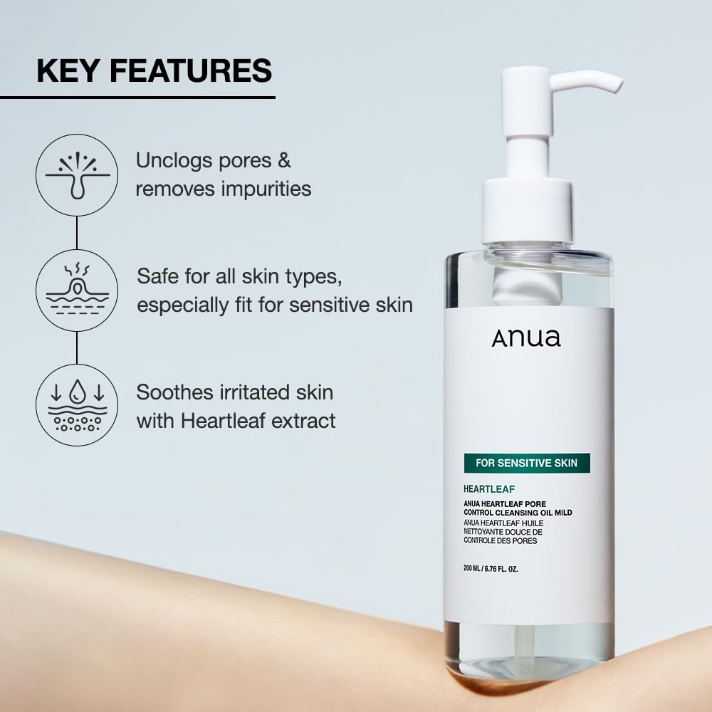 ANUA Heartleaf Pore Cleansing Oil MILD 200 ML