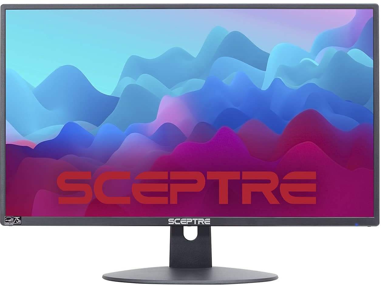 Monitor LED Sceptre Negro sRGB 99% 20 Pulgadas 1600 x 900 75 Hz HDMI VGA 2 Altavoces