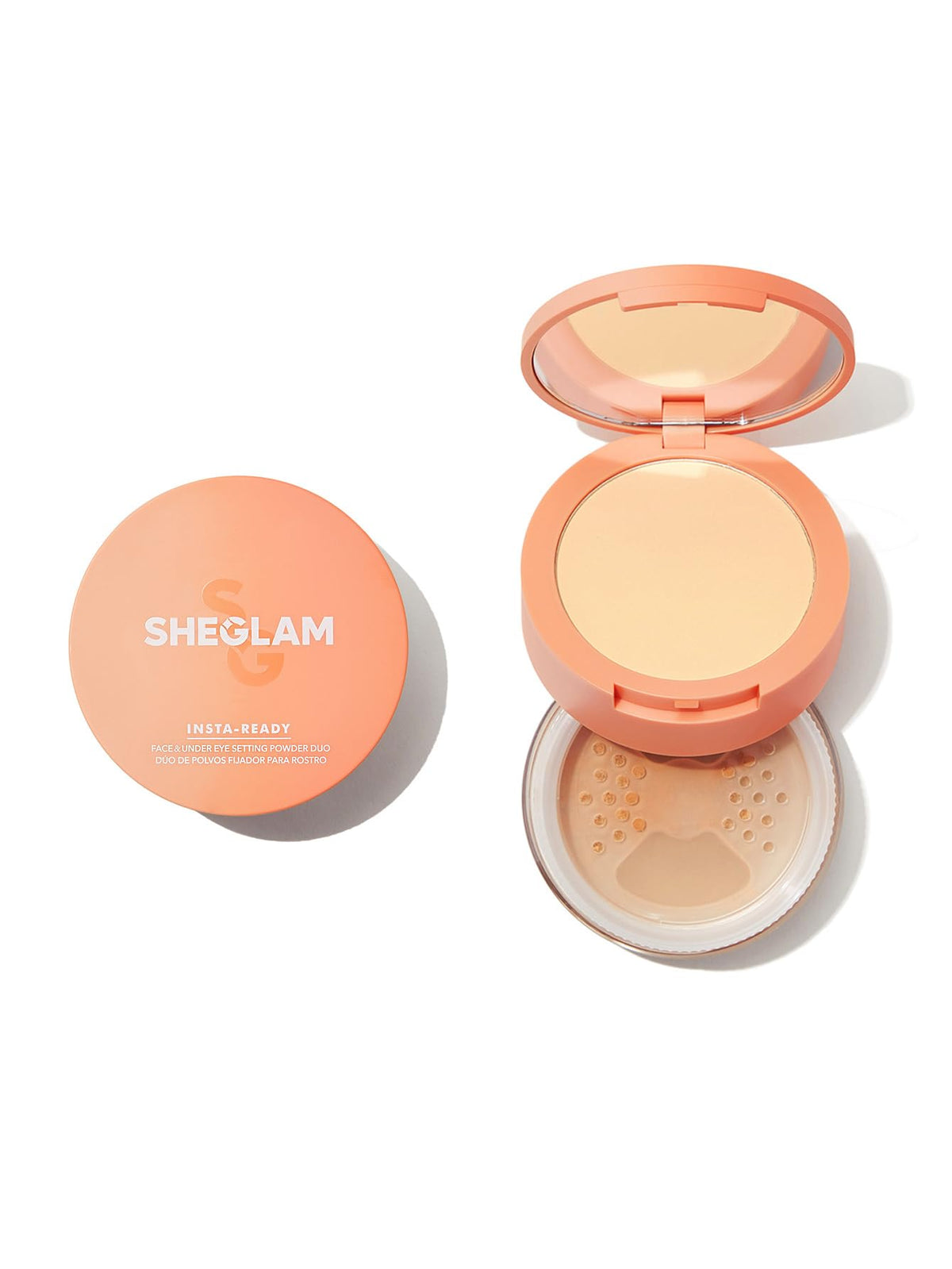 SHEGLAM Insta-Ready Face Powder Polvos fijadores sueltos debajo de los ojos - Arena suave