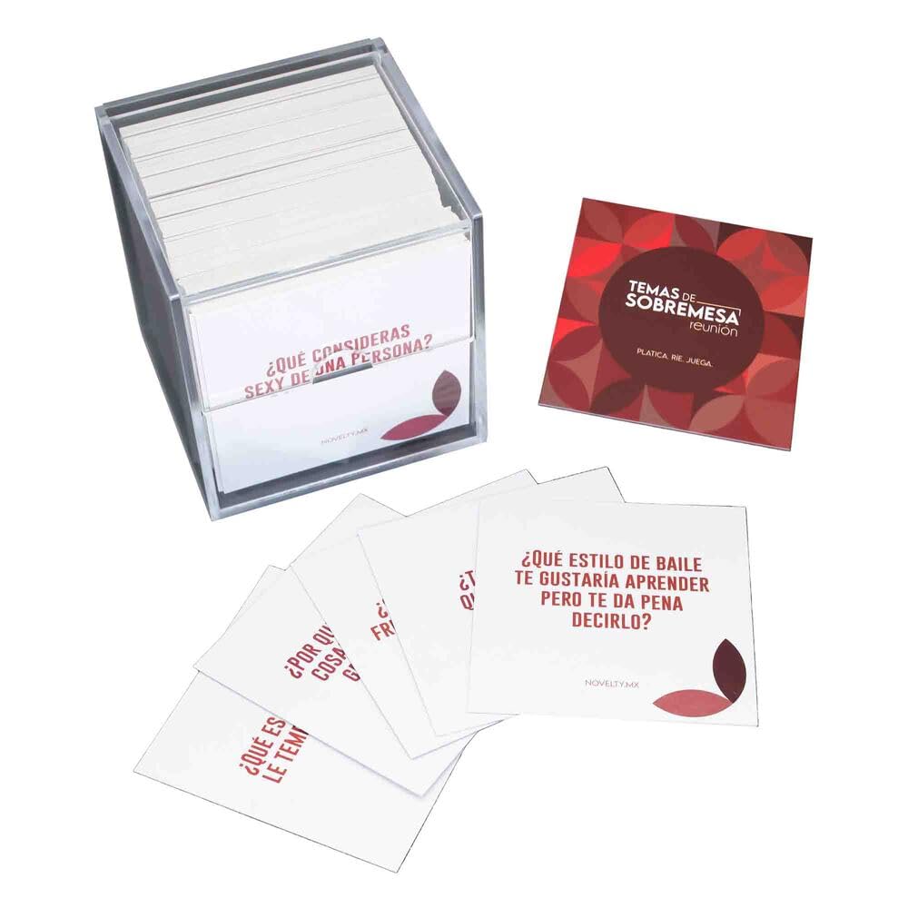 Juego de Mesa Novelty Corp Blanco Temas de Sobremesa para Adultos