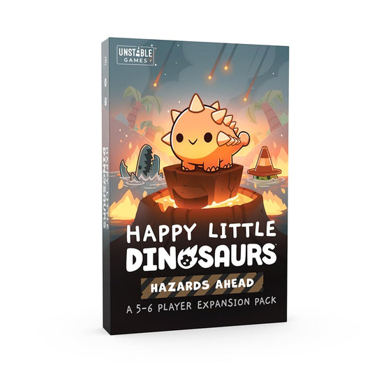 Expansión Unstable Games Hazards Ahead Happy Little Dinosaurs para Juego de Mesa