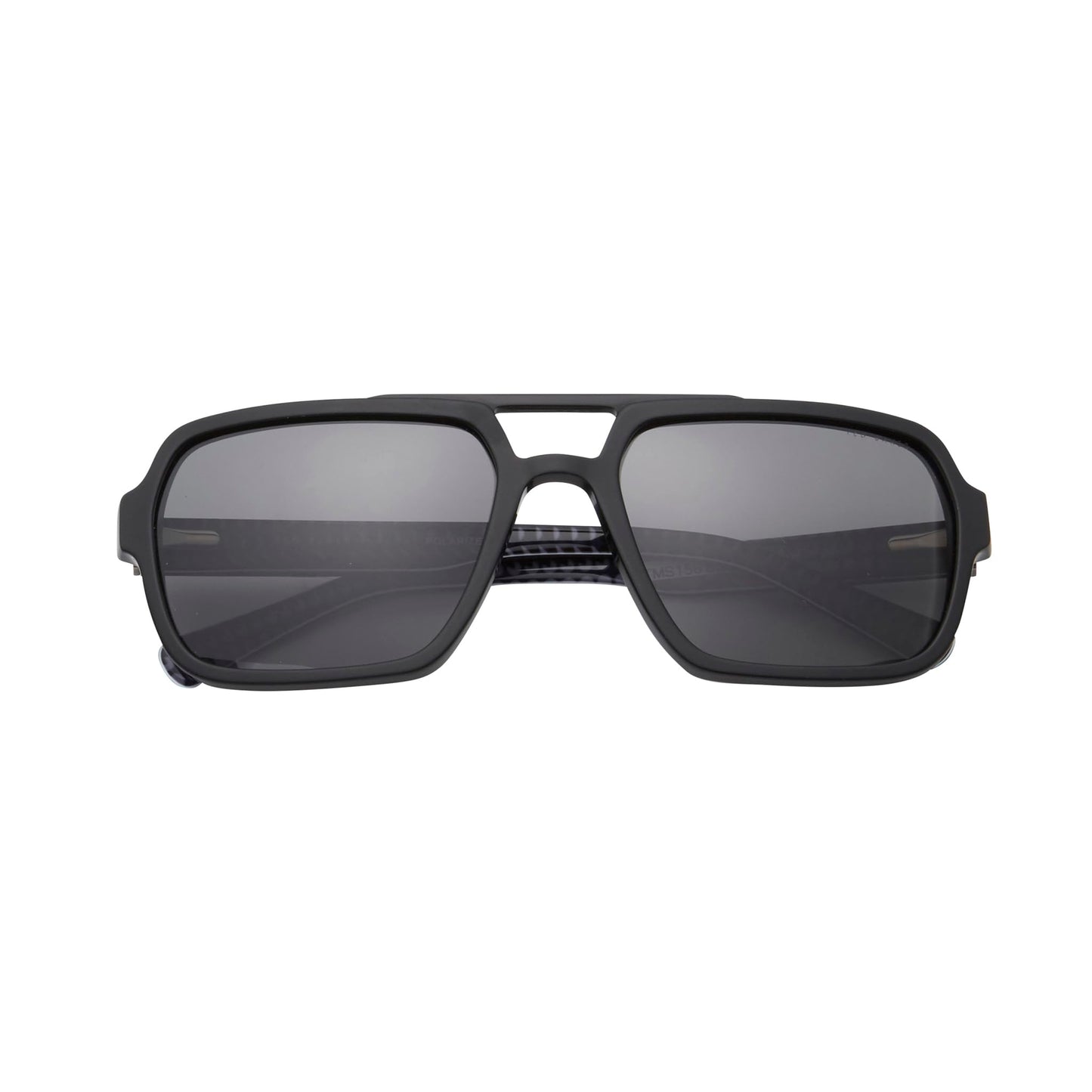 Ted Baker Gafas de sol polarizadas Navigator para hombre TMS156, protección UV400, 59 mm, negro mate.