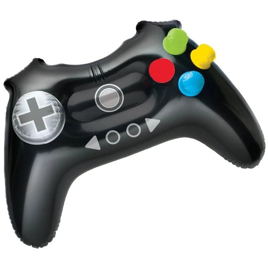 Level Up - driver inflable multicolor - 28 x 18 pulgadas (paquete de 1) - Perfecto para jugadores, fiestas y eventos