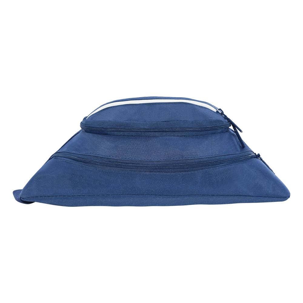 Cangurera Deportiva Umbro Azul Marino con Compartimentos Amplios para Hombre y Mujer