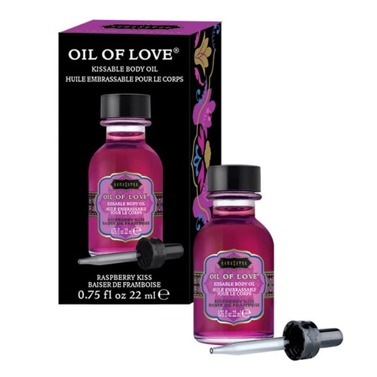 Kama Sutra Aceite de Masaje - Frambuesa Kiss 0.74 oz - Unisex - Adultos