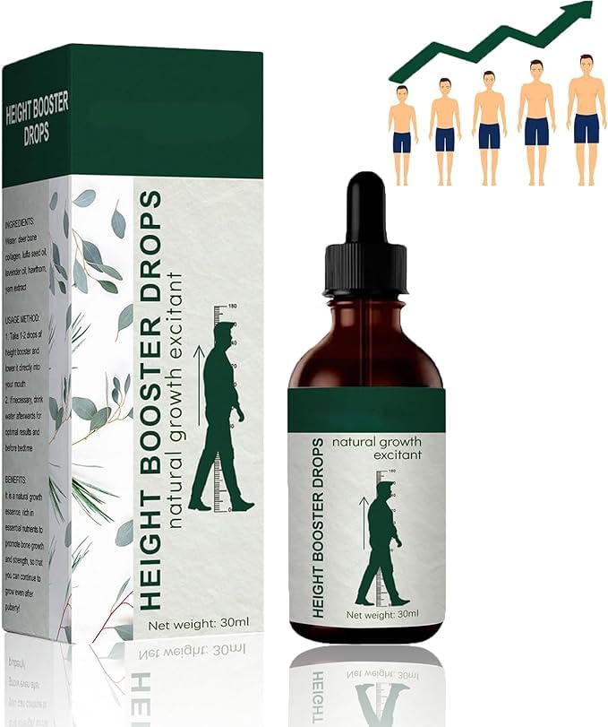 ATLION Gotas para Aumentar la Altura, Aceite de Crecimiento de Altura para el Crecimiento óseo en Adolescentes, Aceite Alto en extracto de Lant para el Crecimiento óseo en Adolescentes