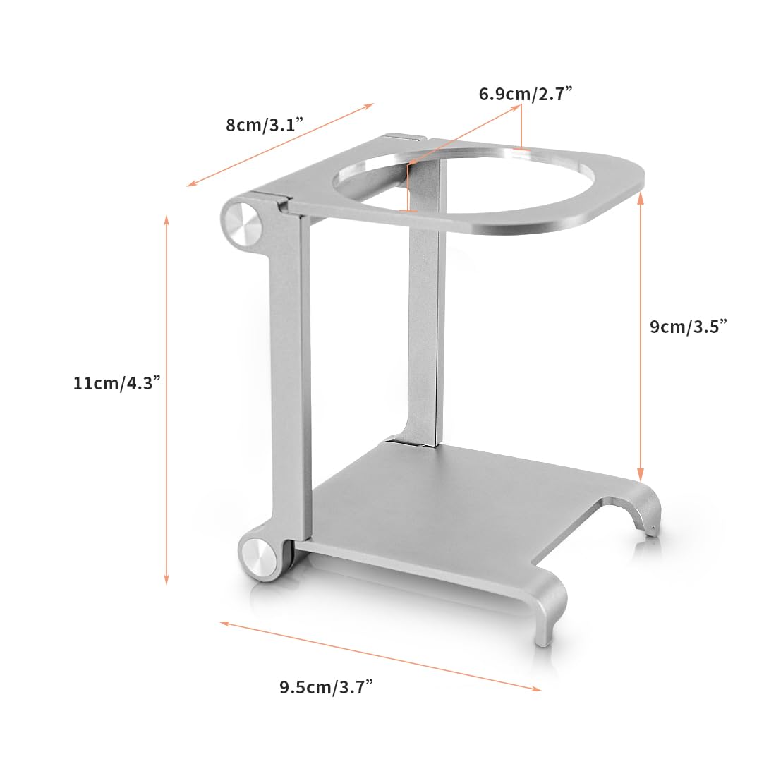 Soporte para Goteros de Café Portátil de Aluminio para Viajes y Camping