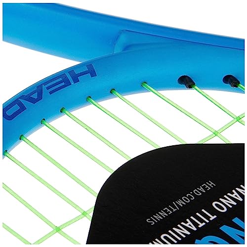 HEAD Ti. Conquest - Raqueta de Tenis - Raqueta de Equilibrio de luz de Cabeza preencordada de 27 Pulgadas, Agarre de 4 1/4 Pulgadas