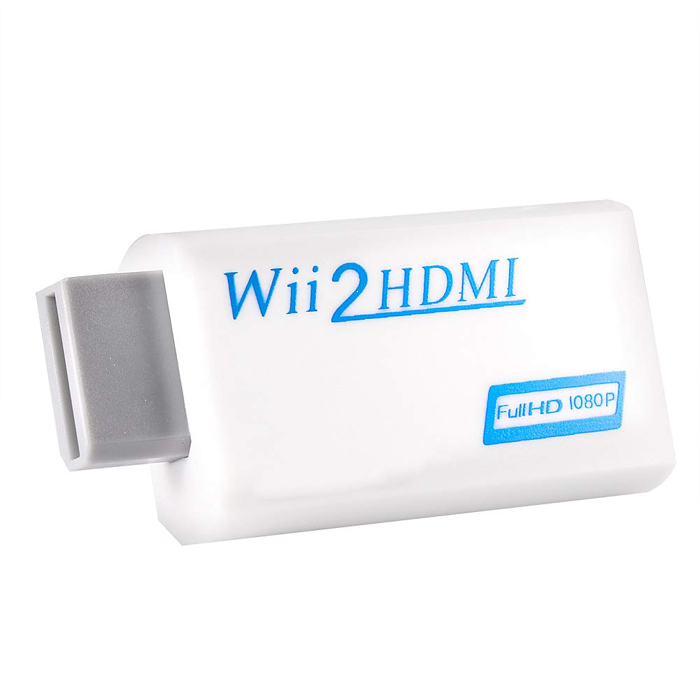 Zerone Wii a convertidor, adaptador de salida 720P/1080P para entusiasta del juego de salida, compatible con todos los modos de visualización Wii
