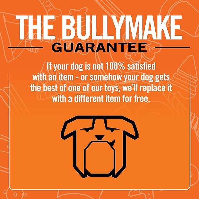 BULLYMAKE - The Keg - Juguete masticable de Goma - Fabricado en Estados Unidos