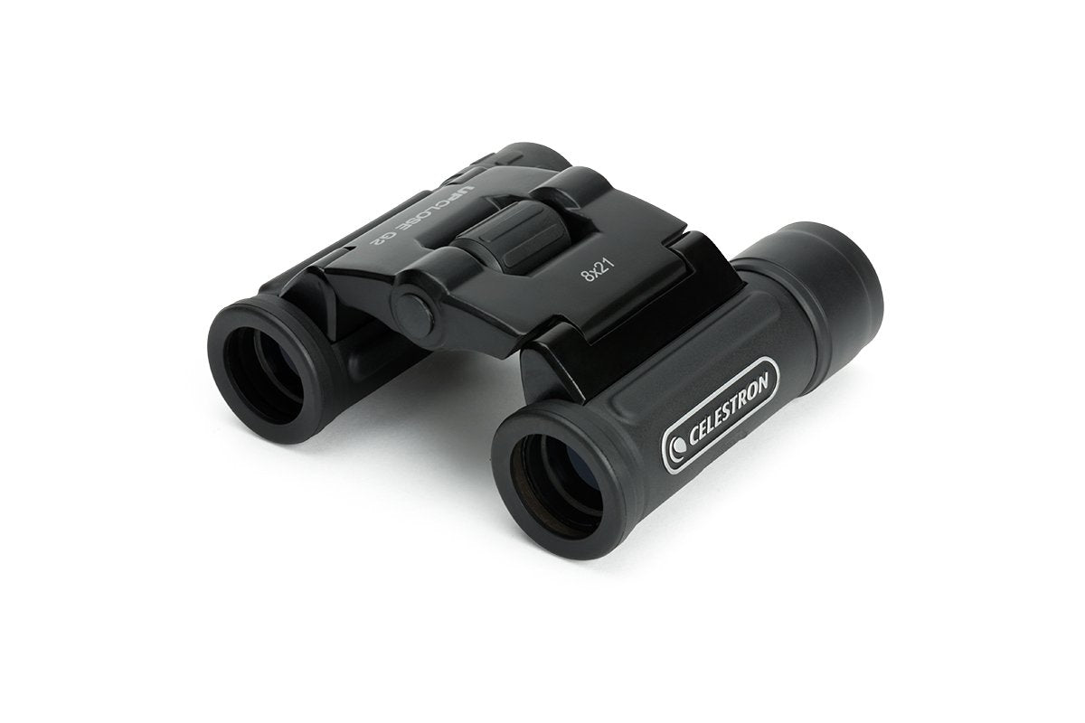 Celestron – Binocular UpClose G2 8x21 – Óptica de Revestimiento múltiple para observación de Aves, Vida Silvestre, Paisaje y Caza, prismático de Techo para Principiantes – Incluye Funda de Transporte