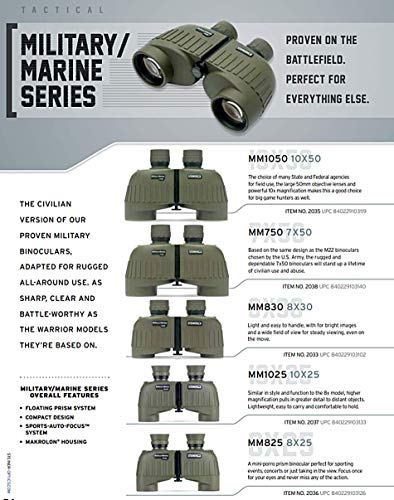 Binoculares Steiner Military-Marine Verde 7x50 Ligereza y Precisión Táctica Impermeables