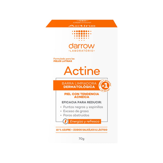 Darrow Actine, Barra Limpiadora con Vitamina C, Piel Grasa