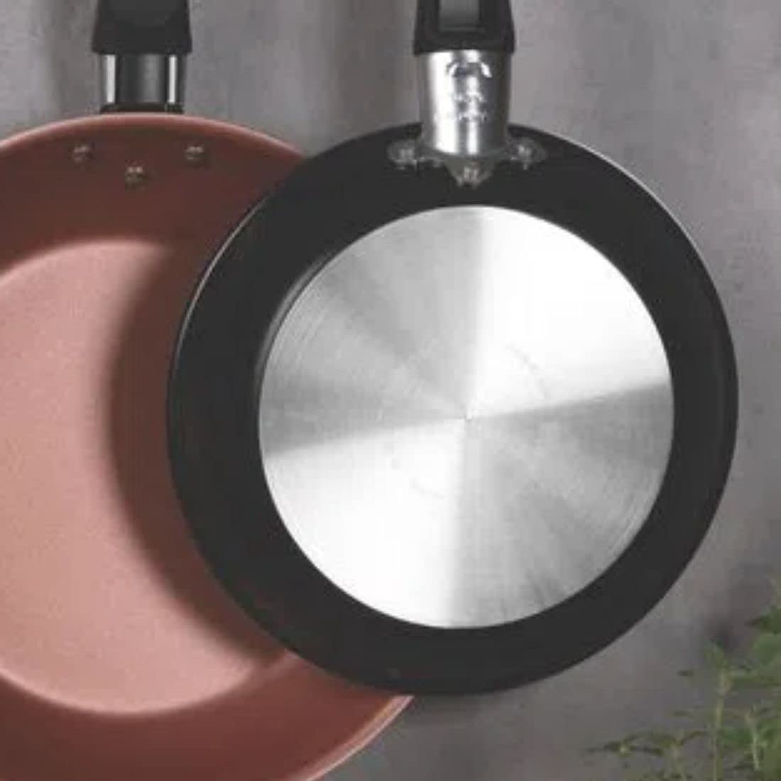 Juego de Sartenes Tramontina Negro con Revestimiento Antiadherente de Aluminio
