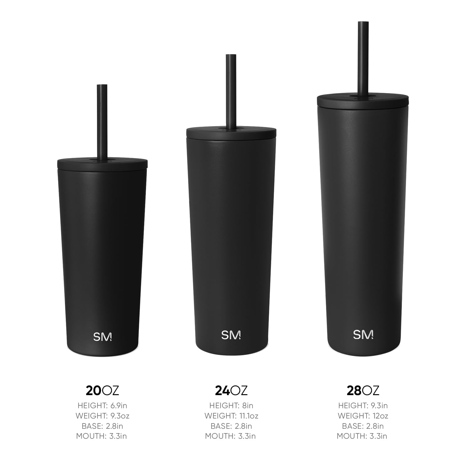 Vaso Aislado Simple Modern Checkmate 590ml Classic Colección