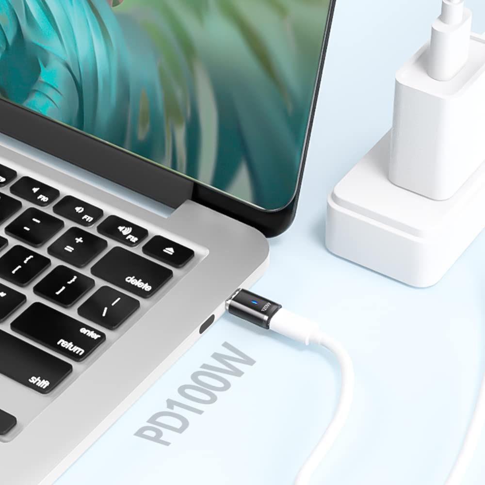 Adaptador Magnético USB C SHEEAST Plata 120 W Paquete de 3 Unidades Compatible con MacBook Pro/Air iPad Pro