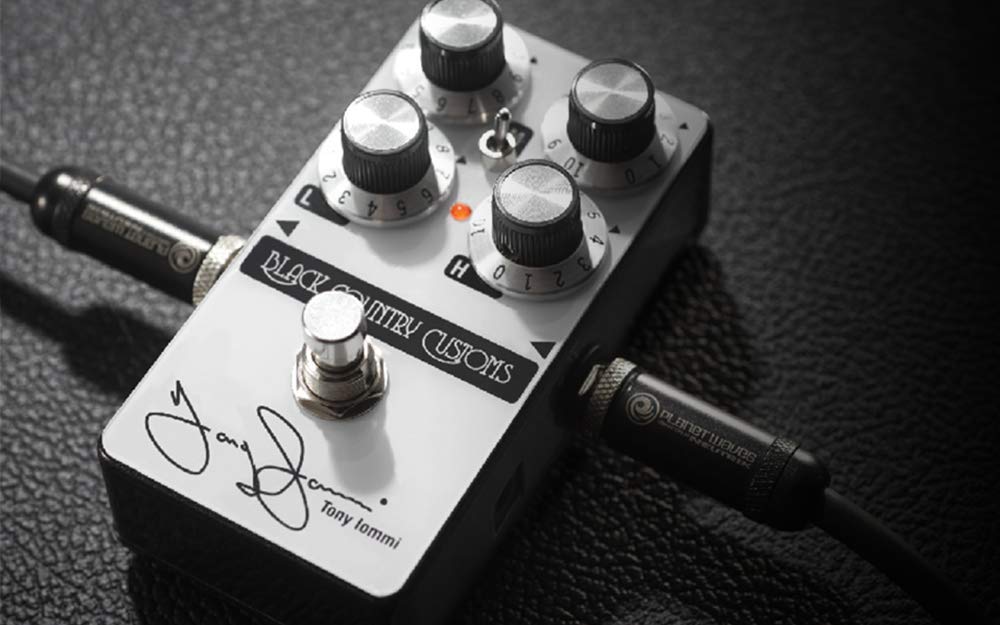 Laney Black Country Customs TI Tony Iommi Signature Boost Pedal, Gris