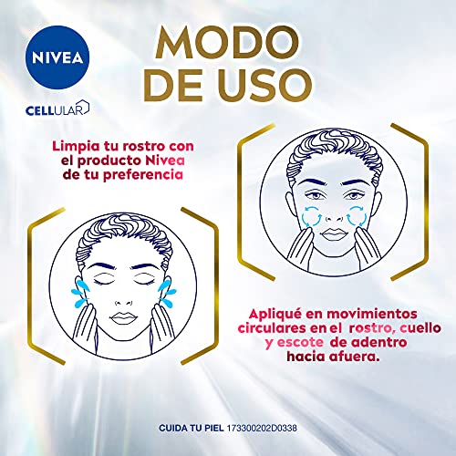 NIVEA Kit Anti-manchas Rutina Facial Completa Luminous 630 (4 piezas), Enriquecida con Ácido Hialurónico Serum facial + Fluido facial con Vitamina E y FPS50 + Contorno de Ojos Anti-ojeras + Crema de Noche Reparadora