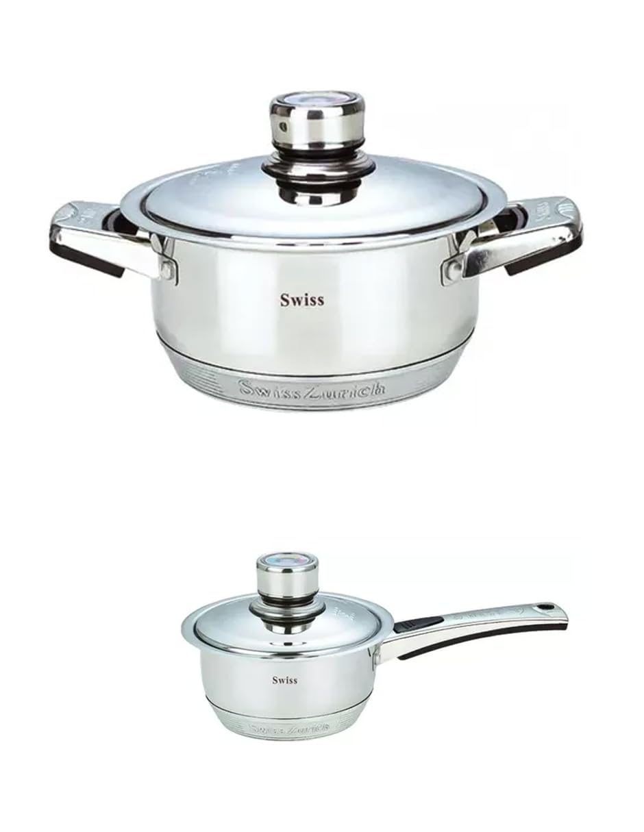 Batería de cocina de 16 Piezas de Acero Inoxidable Fondo Térmico