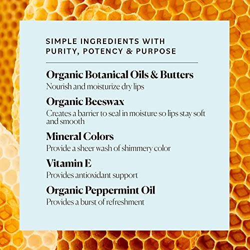 Bálsamo Labial Orgánico Sky Organics con Cera de Abejas y Aceite de Coco en 4 Colores